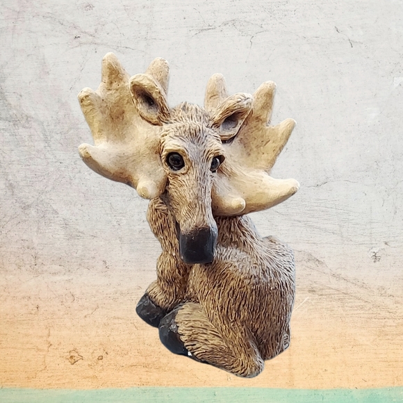 Stone Critters Accents Vintage Stone Critters Moose Figurine Poshmark
